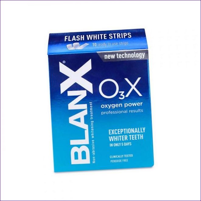 BlanX O₃X Flash White Stripes Oxygen Power Whitening Strips