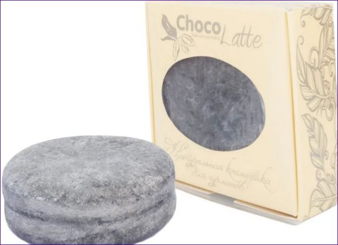 ChocoLatte Blackie Solid Shampoo för normalt, kombinerat och fett hår, 60g