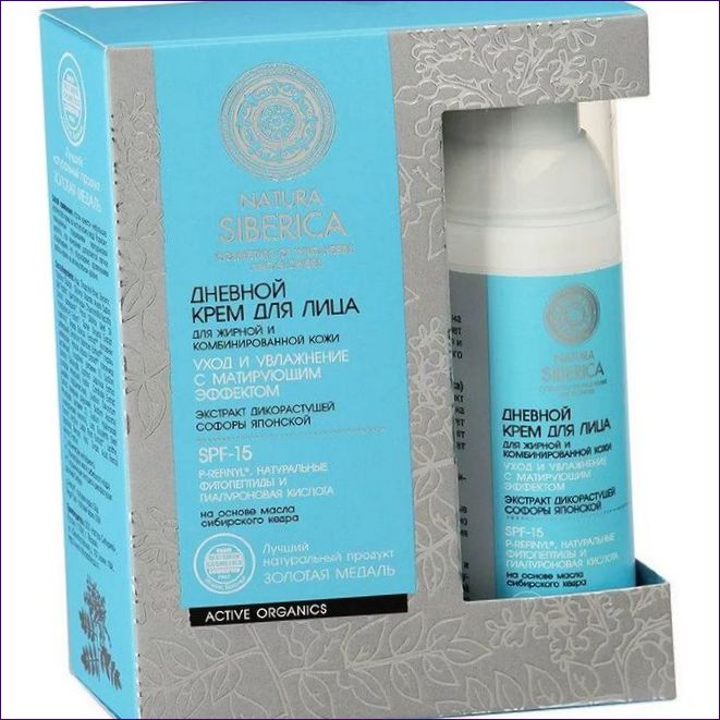 NATURA SIBERICA DAILY PRECK FOR THE FACE WITH MATTING EFFEECT CARE AND MOISTURISING.webp