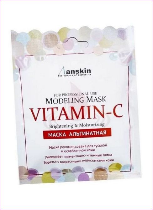 ANSKIN ALGINATIC VITAMIN-C MASK för tråkig hud.webp