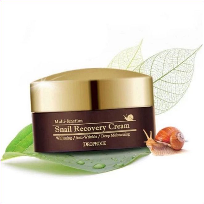 DEOPROCE SNAIL RECOVERY CREAM REFIXING CRIME FOR FACE WITH SCULLS MUTZIN.webp