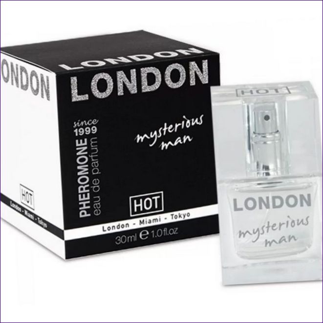 HOT LONDON MYSTERIOUS MAN FEROMONPARFYM 30ML