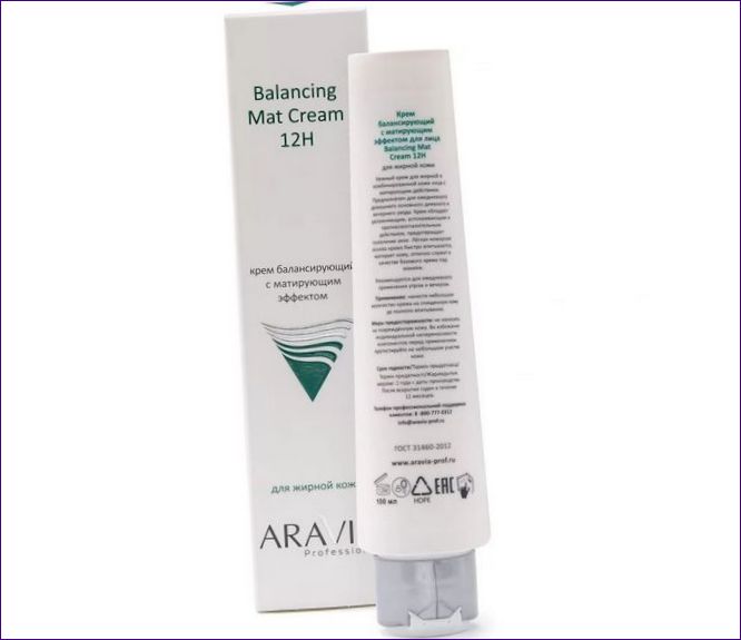 Aravia Professional Balancing Mat Cream 12H