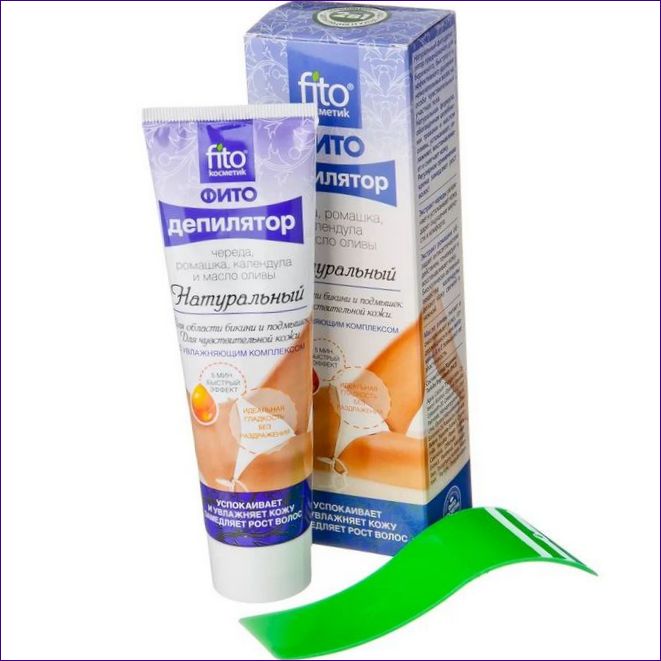 Fito Cosmetic Depilatory med succession, kamomill, ringblomma och olivolja för känslig hud med fuktgivande komplex (2).webp