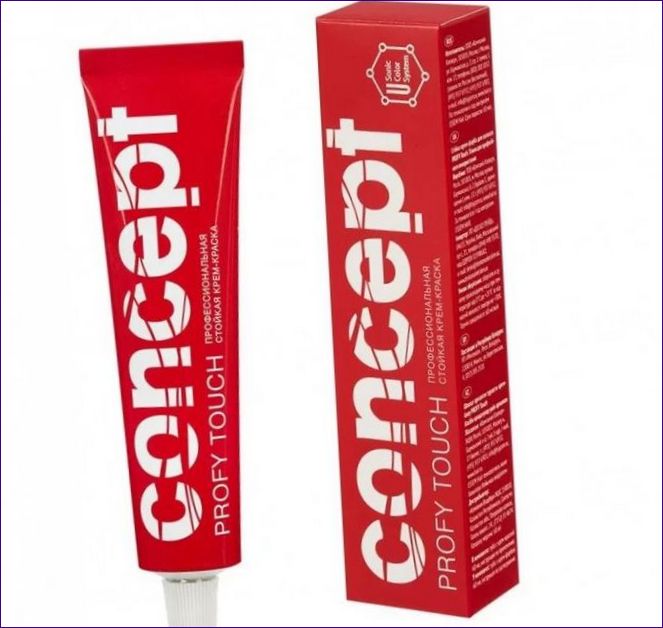 Concept Profy Touch colour cream Professional Permanent Cream Hair Dye 9.44 Vivid Copper Blonde