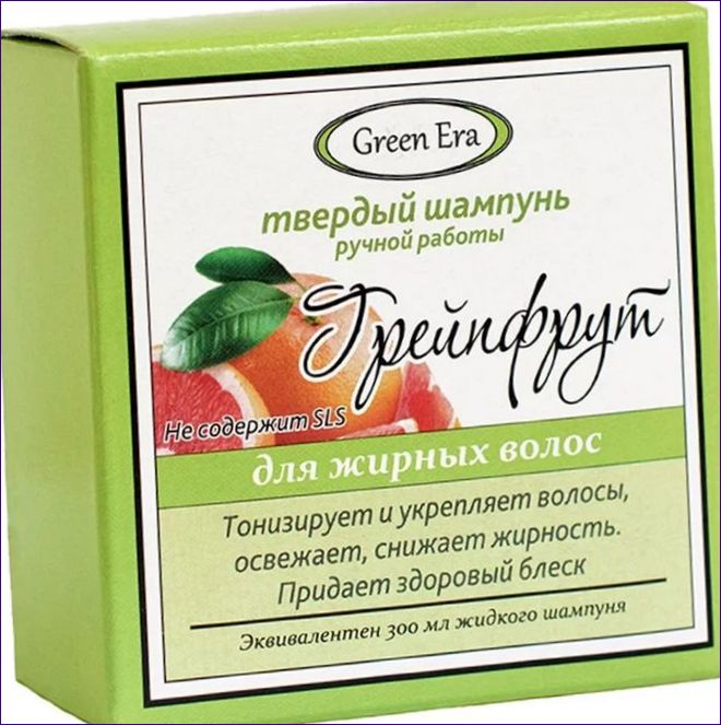 Green Era hårda schampo Grapefruit, 55 gr