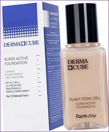 Farmstay Dermacube plant stem cell super active foundation, SPF 30