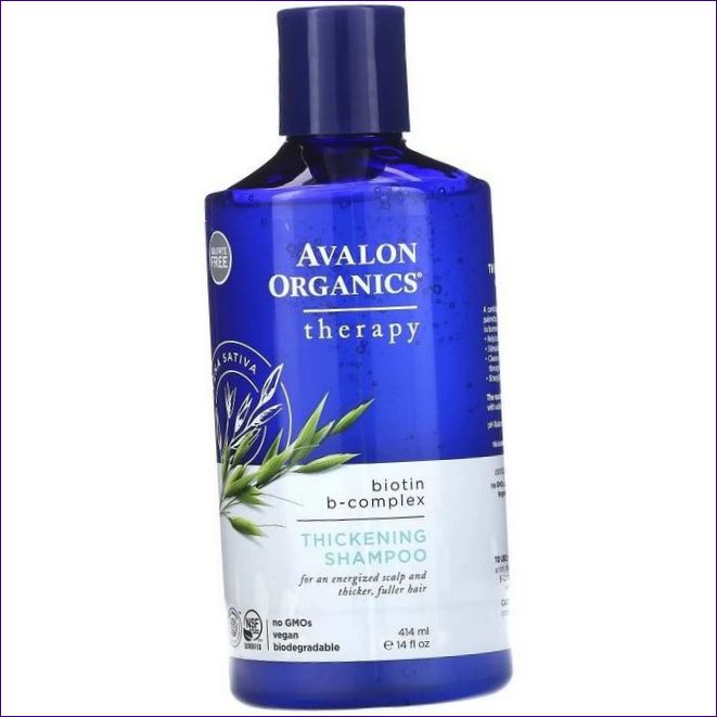 AVALON ORGANICS SCHAMPO FÖRTJOCKANDE BIOTIN B-KOMPLEX TERAPI