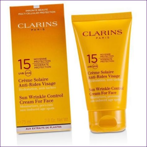 Clarins Sun Wrinkle Control Cream för ansiktet SPF 50