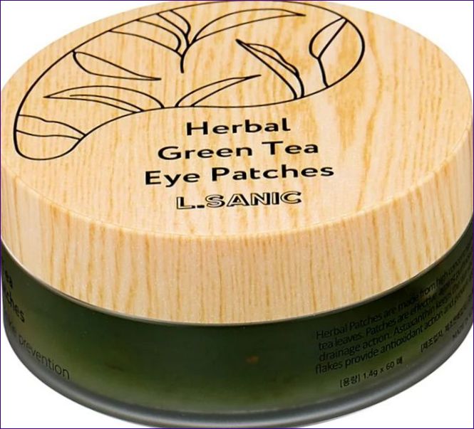 L'Sanic Herbal Green Tea Hydrogel Eye Patches