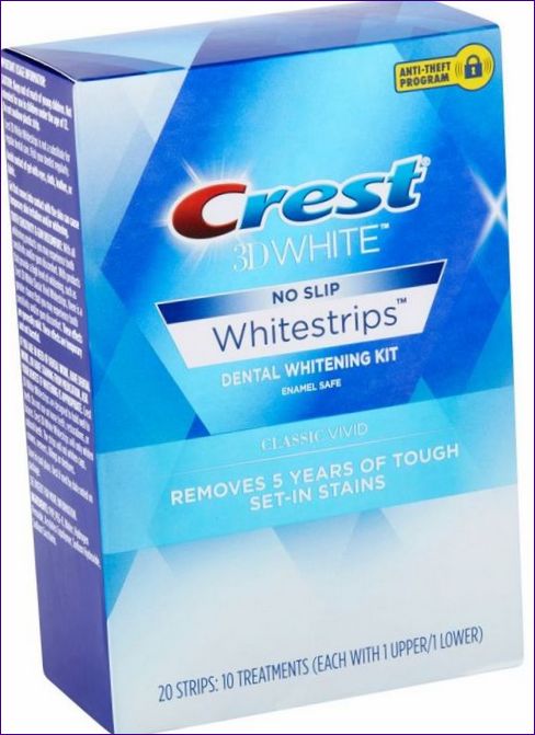 Crest 3d White Whitestrips Classic Vivid Nya