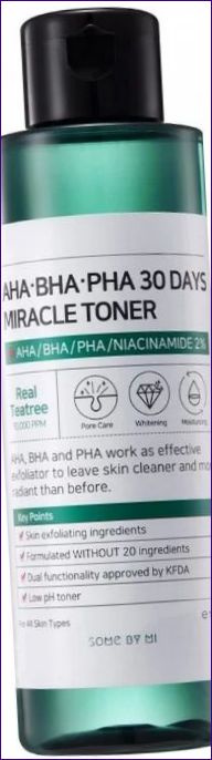 Some By Mi AHA-BHA-PHA 30 Days Miracle Toner för problemhud