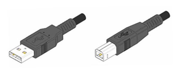 Anslutningar för USB-kabel