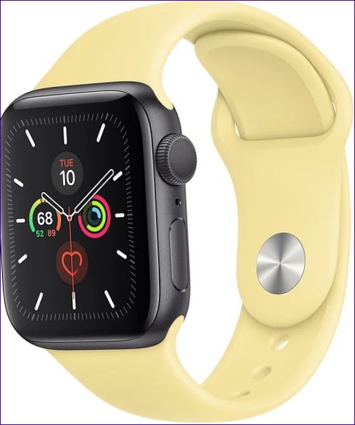 Apple Watch Series 5 GPS 44mm aluminiumfodral med sportband